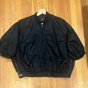 Simply Vera Vera Wang Black Bomber Jacket